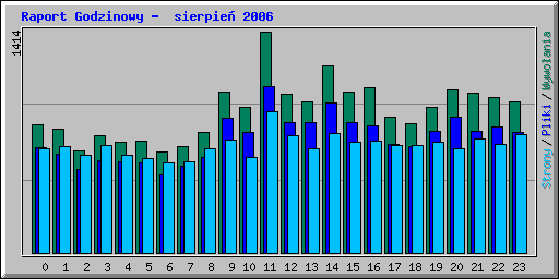 Raport Godzinowy -  sierpie 2006