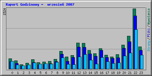 Raport Godzinowy -  wrzesie 2007