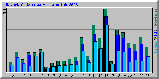 Raport Godzinowy -  kwiecie 2008