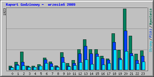 Raport Godzinowy -  wrzesie 2009