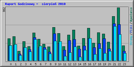 Raport Godzinowy -  sierpie 2010