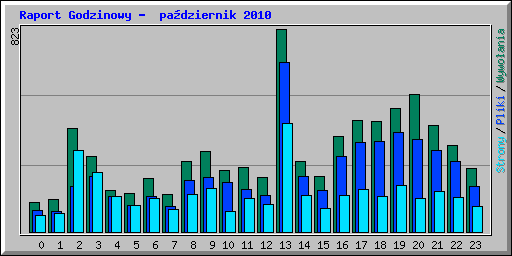 Raport Godzinowy -  padziernik 2010
