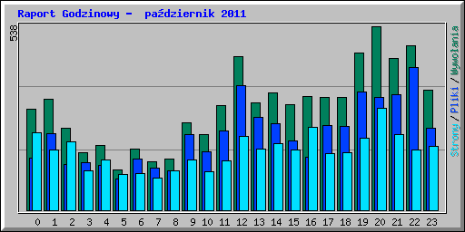 Raport Godzinowy -  padziernik 2011