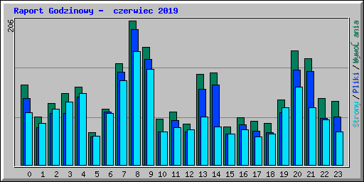 Raport Godzinowy -  czerwiec 2019