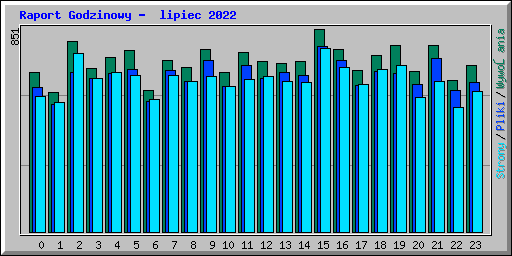 Raport Godzinowy -  lipiec 2022