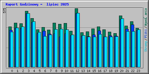 Raport Godzinowy -  lipiec 2025